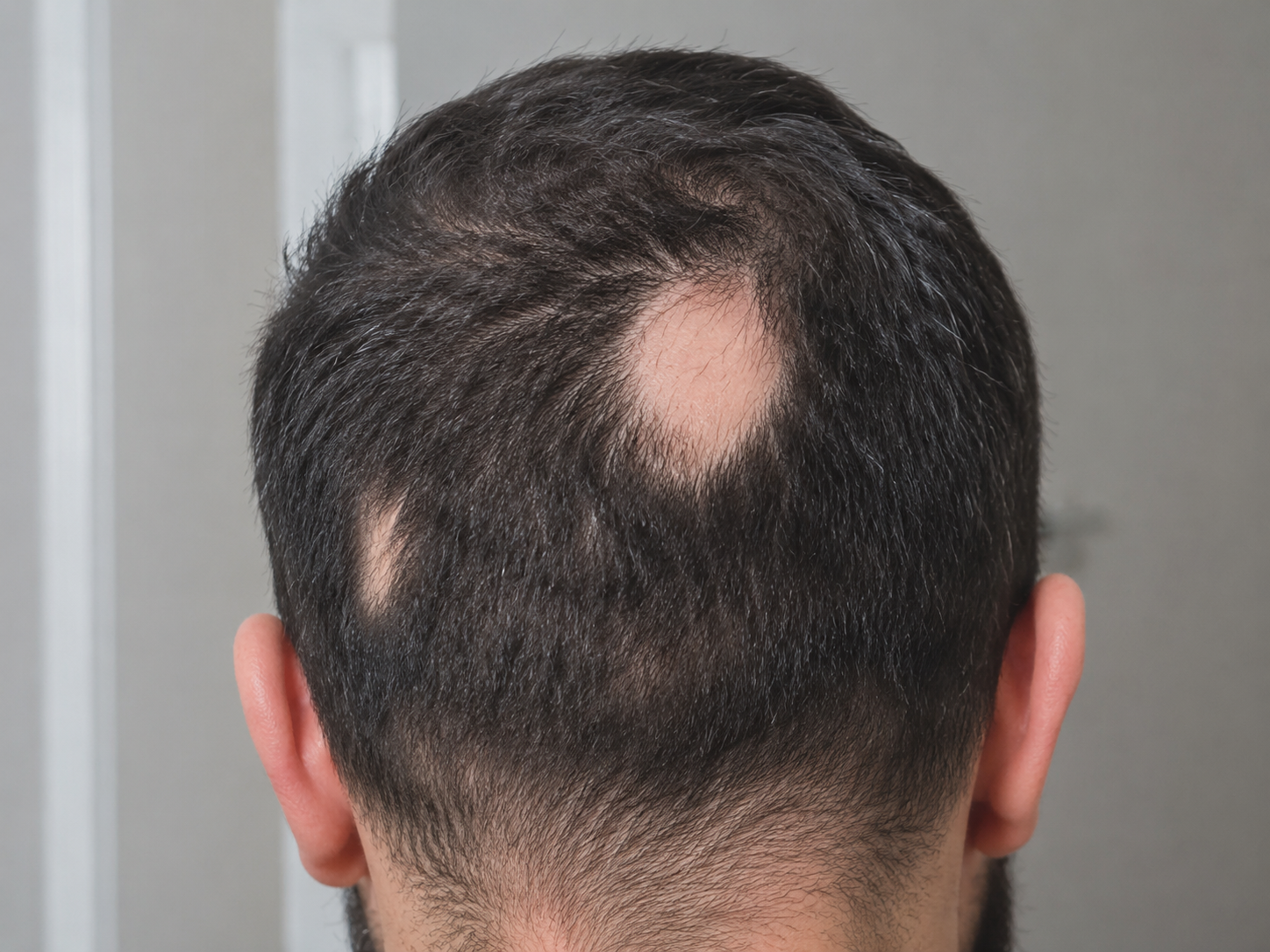Micropigmentation et pelade chez l'homme